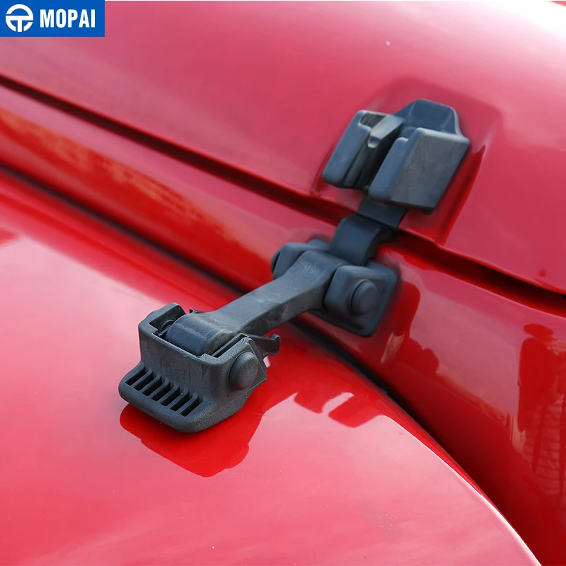 Крышка двигателя MOPAI для Jeep Wrangler JK JL 2007-2018 крышка защелки капота автомобиля 2019