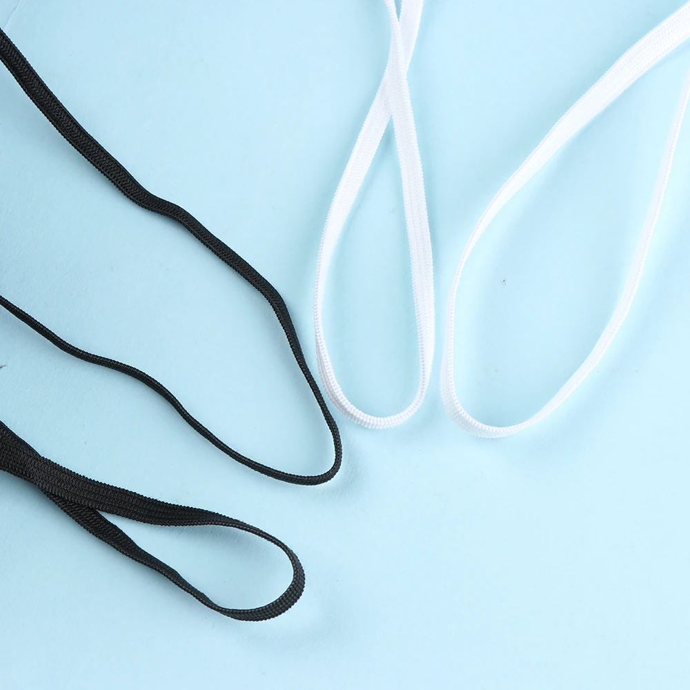 1/8 1/4 в 54 ярдов черный белый цвет вставку внутрь эластичного ремешка маска с