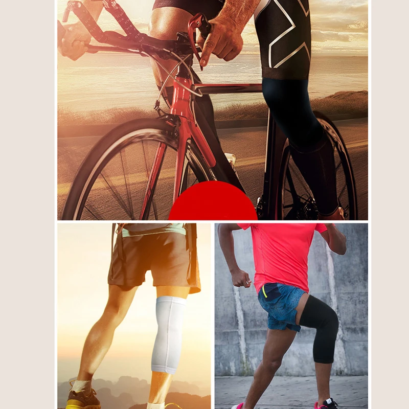 

2021 Outdoor Sports Volleyball Basketball Knee Pads Knee Protector Knee Brace Protector Safety Support Elastic Polyester