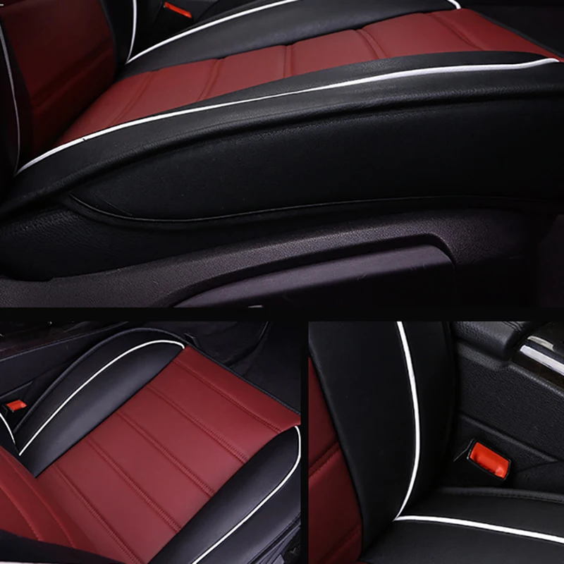 kalaisike leather universal car seat covers for Kia cerato ceed sportage spectra K2 K4 K5 sorento picanto rio K3 auto styling | Автомобили