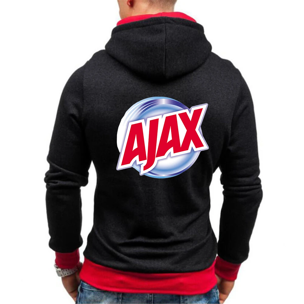 

AJAX Logo 2021 Brand Hooded Hoodies Streetwear Mens Hoodies and Sweatshirts 2020 New Coats High Street Pullover Jackets