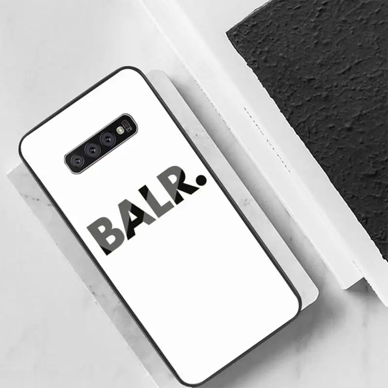 

Life Of A BALR Phone Case Back Cover For Samsung Cases S20 Plus S10 NOTE 8 9 10 10PRO Tempered Glass Soft Silicone Edge
