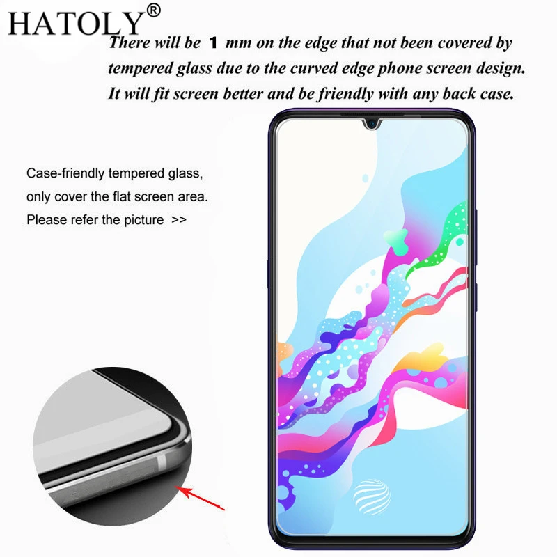 Protector de pantalla de vidrio templado para vivo S1, pel&iacute;cula protectora de tel&eacute;fono, pel&iacute;cula HD, vidrio transparente, 2 uds.-2