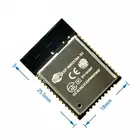 Макетная плата ESP32, Wi-Fi + Bluetooth-совместимая с ультра-низким энергопотреблением, двухъядерная стандартная фотография