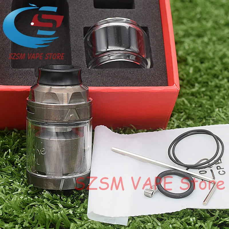 Ntake Dual RTA Tank 4 2 мл/5 8 мл 24 мм одна катушка максимальная емкость герметичные