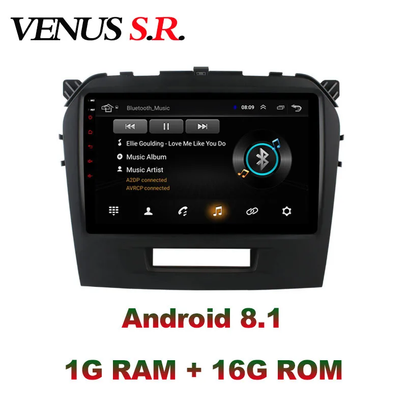 Автомобильный dvd-проигрыватель VenusSR на Android 8 1 2.5D для Suzuki Vitara radio 2015-2016 мультимедиа
