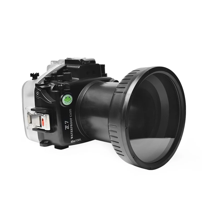 売る Hangros-Z7防水スイミングケース,iknason水中ハウジング,深さ40m/130 Ft,魚眼,広角ポートレンズ