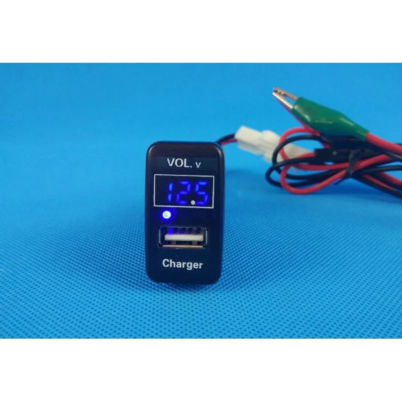 USB зарядное устройство аудио разъем напряжение выход дисплей температура VO L.V TEM