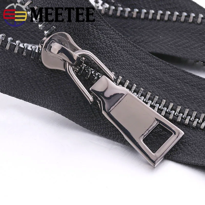 

10pcs Fashion 5# Zipper Sliders for Metal Zippers Jackets Clothes Zip Repair Kit Head Pulls DIY Bag Sewing Accessories