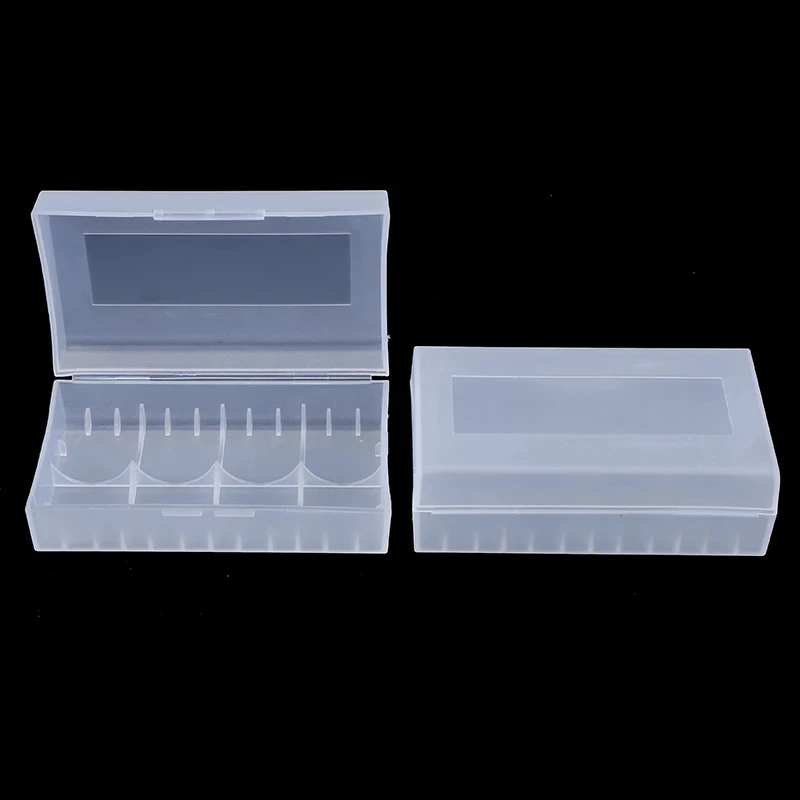 1 Pc 20700 21700 PLASTIC STORAGE PROTECTIVE CASE HOLDER BOX BATTERY CLEAR 2-bay Battery Box Storage Case Holder Organizer |