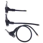 Переходник для автомобильного шланга для накачивания, поворотный замок, воздушный патрон с воздушным шлангом, стандартная тонкая резьба, удлинительная труба для автомобильного воздушного компрессора