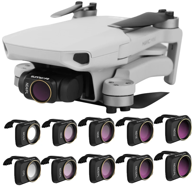Фильтр для объектива камеры Sunnylife MCUV ND4 ND8 ND16 ND32 CPL ND/PL, фильтры для DJI Mavic Mini, аксессуары для дрона