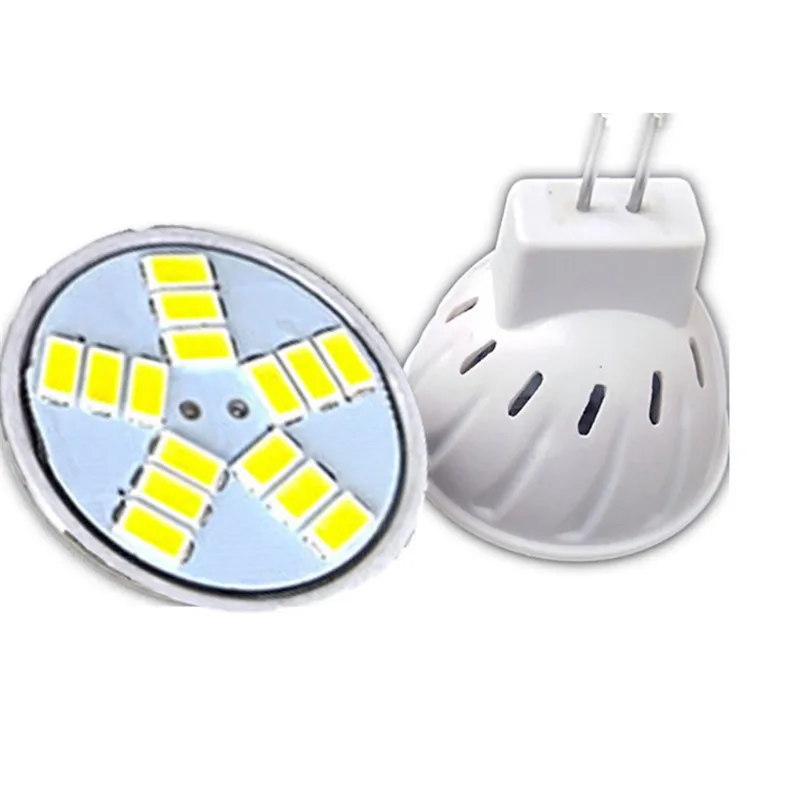 Светодиодная лампа SMD MR11 GU4 маленький LED светильник 9 12 15led s 2835 Dia 35 мм AC/DC В 1 10