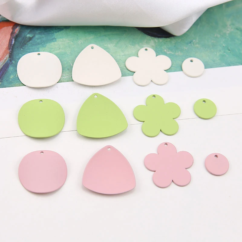 10 шт. новый дизайн хит продаж матовые серьги подвески из сплава с распылителем