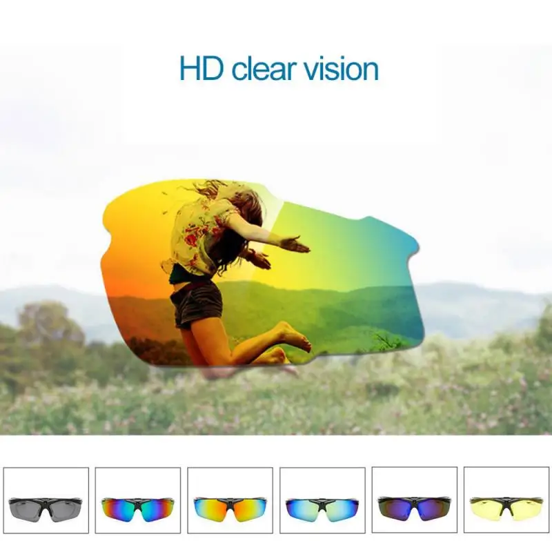 Складывающиеся велосипедные очки унисекс уличные солнцезащитные UV400 спортивные