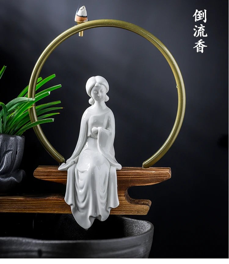 decoration Home Furnishing Beauty water fountain atomization humidifier inside the living room | Дом и сад