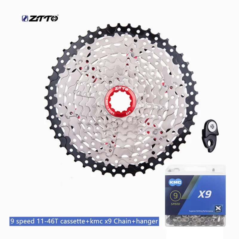 Mtb кассеты 9 скоростей 11 46t s звездочки k7 передаточное число Совместимо с m4000 m590