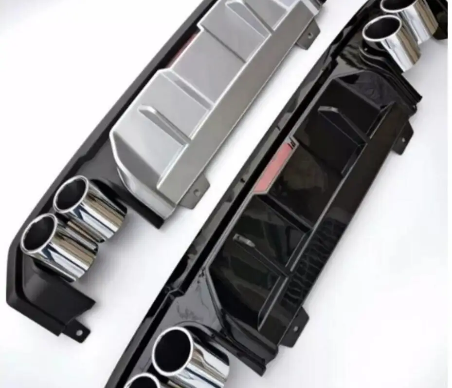 ABS Специальный 4 выпускной трубы черный праймер Автомобильный задний бампер для