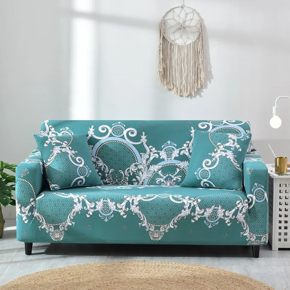 Все охватывающий чехол Противоскользящий секционные эластичный для дивана