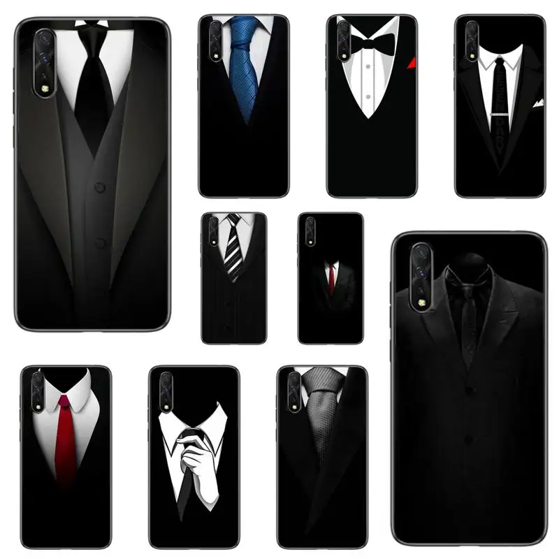

Hoesjes Man Suit Shirt Phone Case For Huawei P9 P10 P20 P30 P40 Lite 2017 Pro SMART2019 Cover Fundas Coque