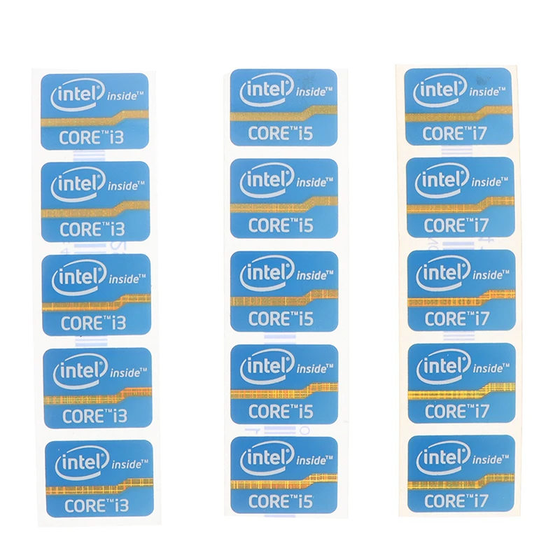 Ультрабук с этикеткой производительности наклейка логотип ноутбука Intel Core