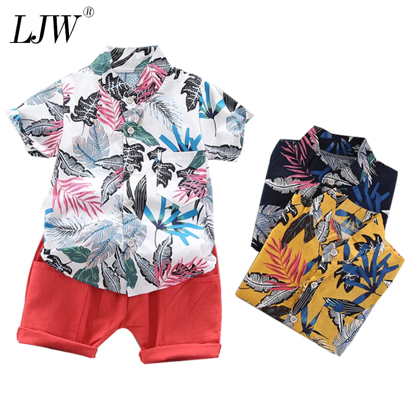 

Toddler Baby Boy Girls Clothing Newborn Infant Short Sleeve Print Shirts+Shorts Children Kid Girls Casual Tracksuits Outfits