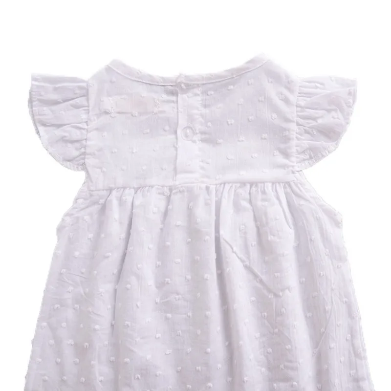 Baby Girls Dress Summer Infant Solid White For Girl Princess Dresses Kids Clothing | Детская одежда и обувь