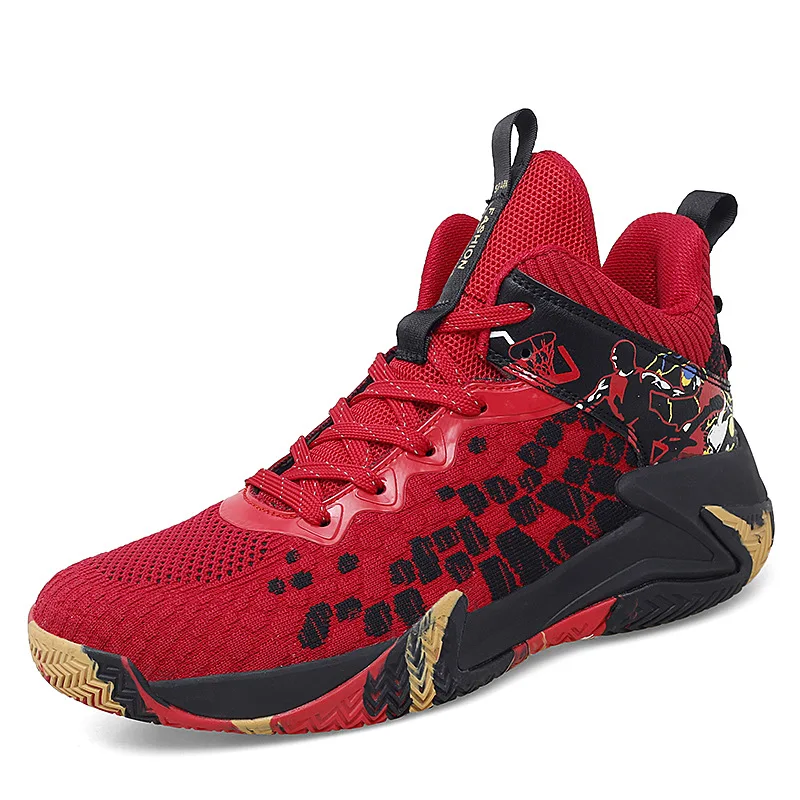 

Fashion Casual Basketball Shoes Couple High Top Shoes 2021 New Sports Boots Student Lightweight Breathable Sports Casual Shoes