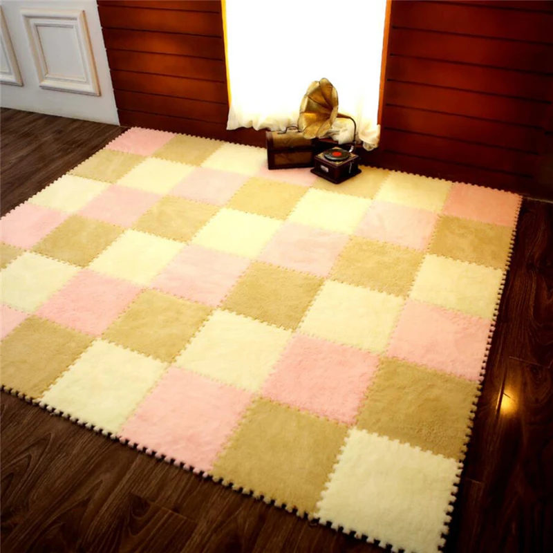 1 шт. для гостиной спальни детей мягкий ковер волшебный лоскутный коврик