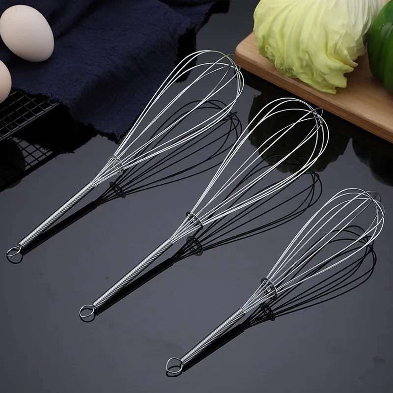 

1Pc Multifunctional Rotary Manual Egg Beater Mixer Mini Kitchen Egg Whisk Bake Tool Egg Agitator Matel Eco-Friendly Egg Mixer