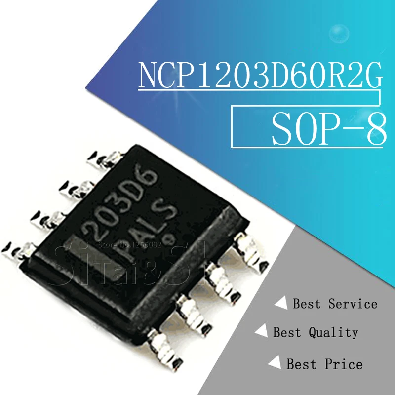 10 шт. 203D6 NCP1203D60R2G NCP1203D6 1203D60 SOP 8 жидкокристаллический чип мощности IC|sop8| |