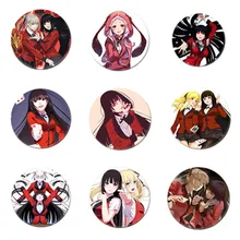 Free Shipping Anime KAKEGURUI Brooch Pin Cosplay Badge Accessories For Clothes Backpack Decoration gift
