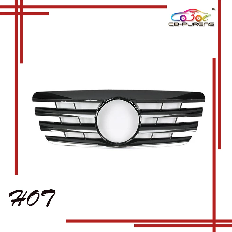 

2000 2001 2002 For Mercedes Benz E-Class W210 CL Style Grill ABS Plastic Front Bumper Racing Grille