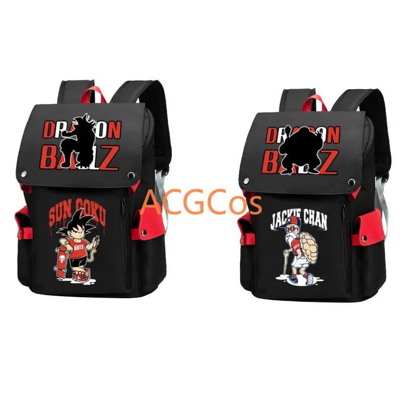 Аниме Драконий жемчуг Z Сон Гоку косплей Холст Рюкзак Студенческая школьная