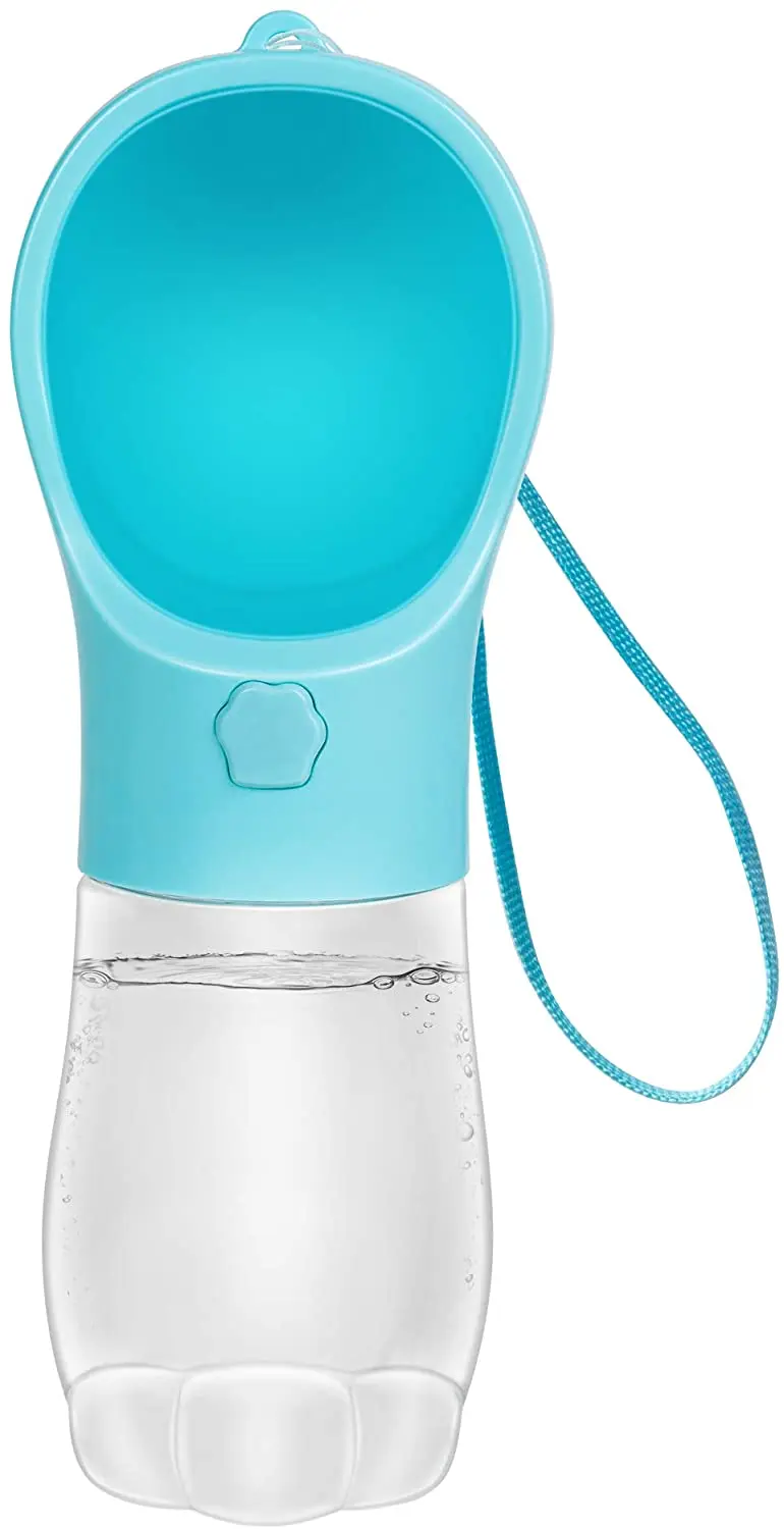 

Dog Water Bottle, Leak Proof Portable Puppy Water with Drinking Feeder for Pets Outdoor Walking, Hiking, Travel.