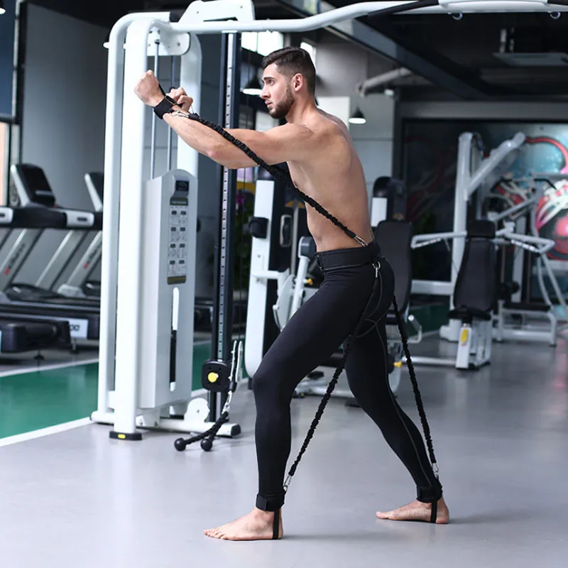 Exercise Elastic Resistance Workout Bands Boxing Muay Thai Jump Equipment Crossfit Agility Arm Speed Training Bounce Pull Rope | Спорт и