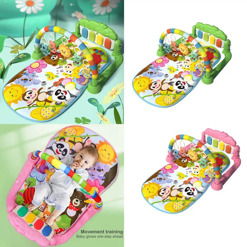 

Большой детский коврик для фитнеса, обучающее одеяло для пианино, игрушка, съемный дизайн, удобно носить с собой