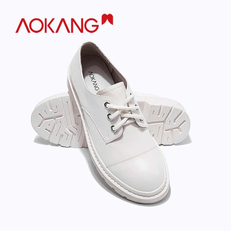 AOKANG/Женская обувь Новинка 2019 года женские кроссовки столбики Вулканизированная