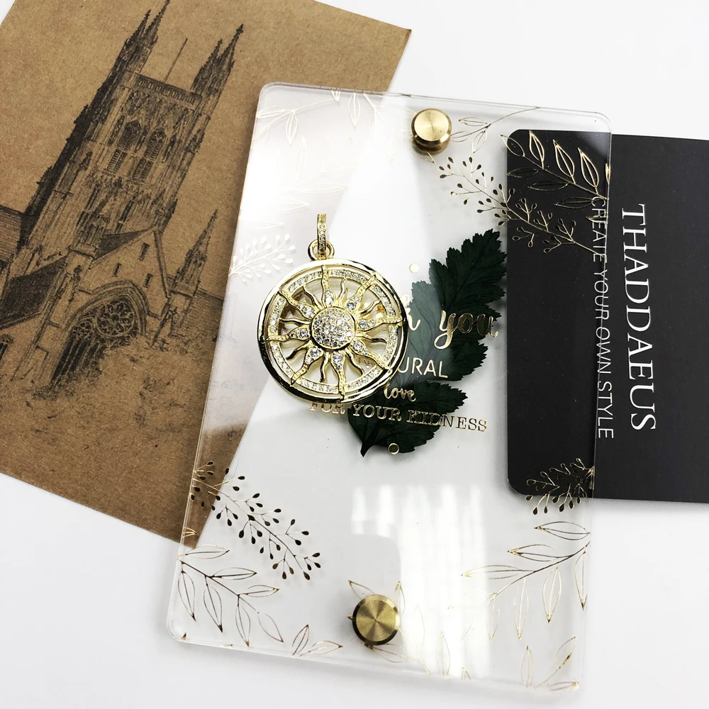 

Pendant Gold Color Amulet Sun,2017 Fashion Glam 925 Sterling Silver Jewelry Europe Necklace Accessories Gift For Men Woman