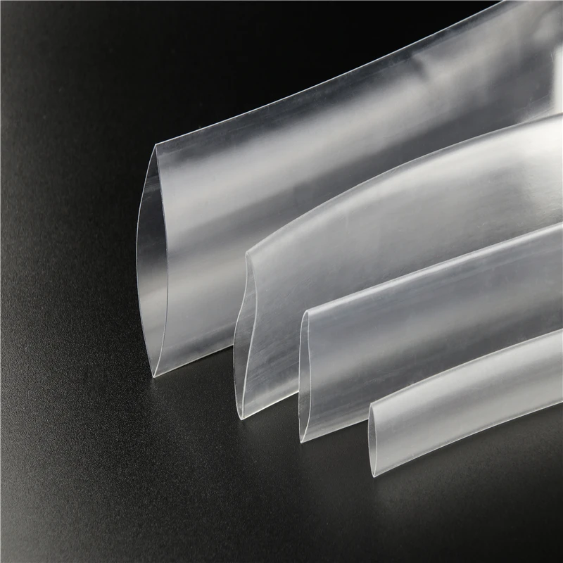 

10Meter Transparent Clear Heat Shrink Tube Shrinkable Tubing Sleeving Wrap Wire kits 2:1 heat shrink tube diameter2-45mm