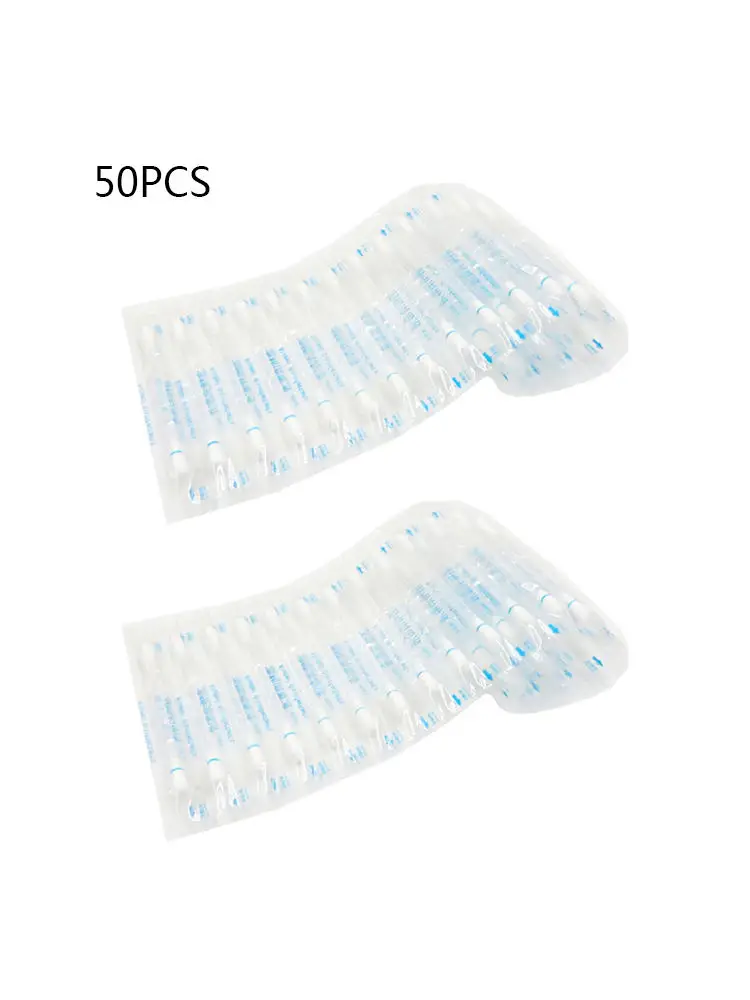 

50pcs/set Disposable Medical Alcohol Stick Disinfected Cotton Swab Emergency Care Sanitary Women Makeup Cotton Buds Tip