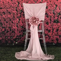 100 piece free shipping dusty pink chair sash for wedding decoration
