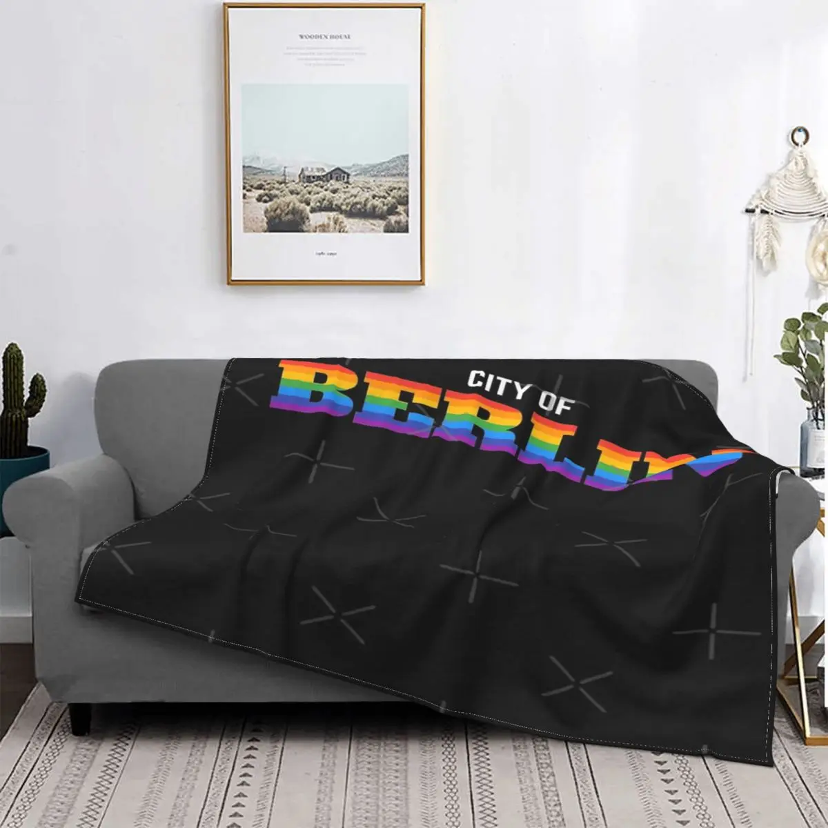 

Manta a cuadros para la cama, cobertor de cama de santa
