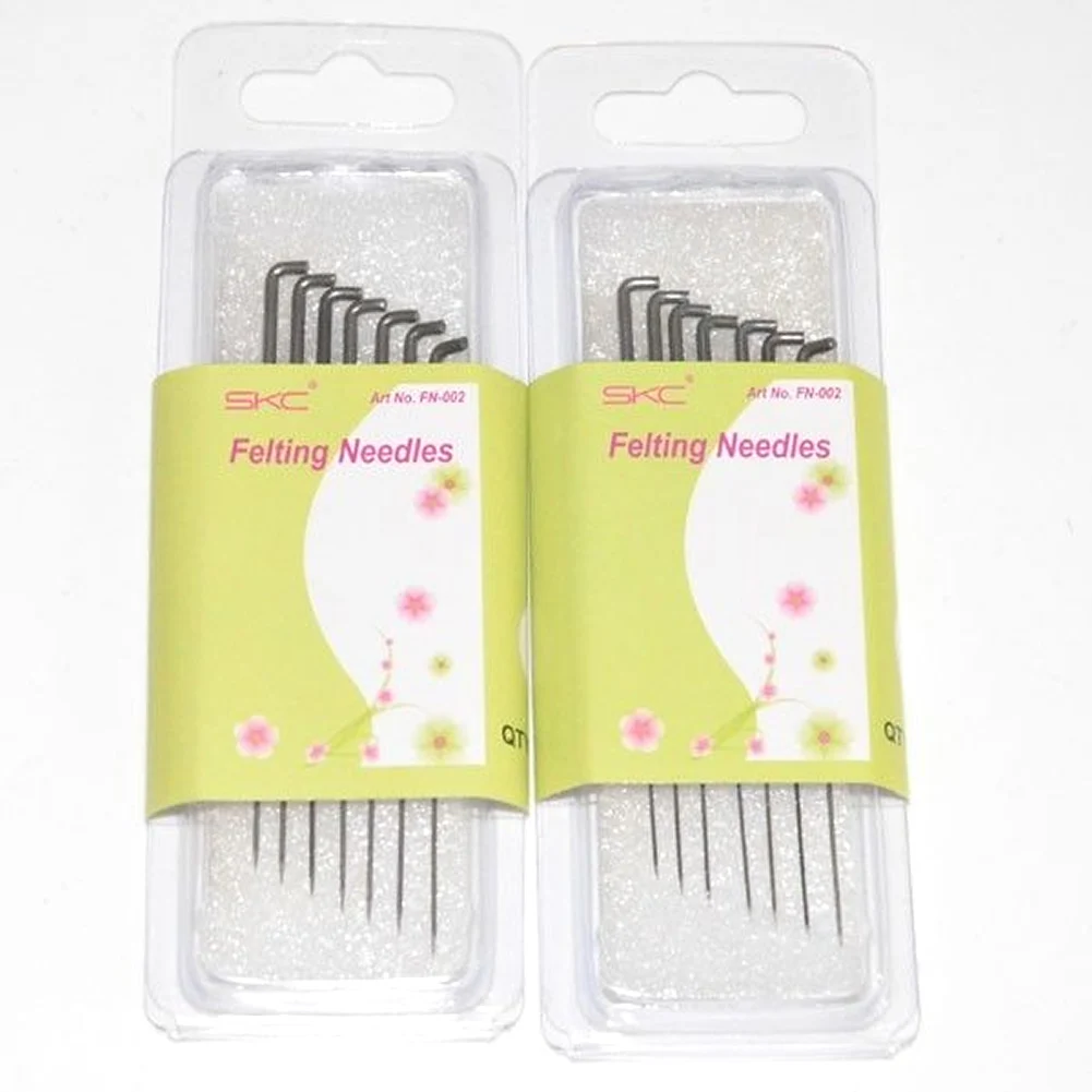 

7pcs Mix Size Felting Needles Wool Felt Tool Felting Starter Kit D7WE