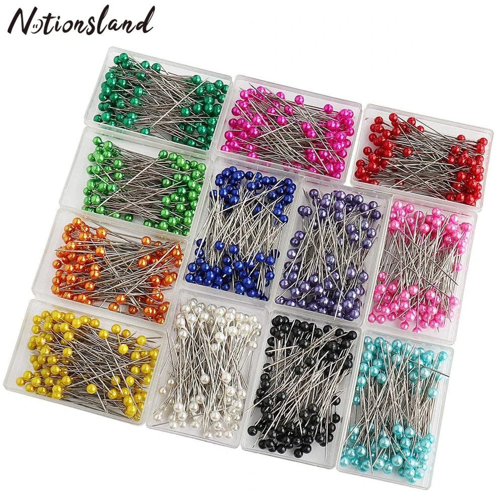 100 шт./кор.булавки для шитья круглая жемчужная головка игла лоскутного Свадебный