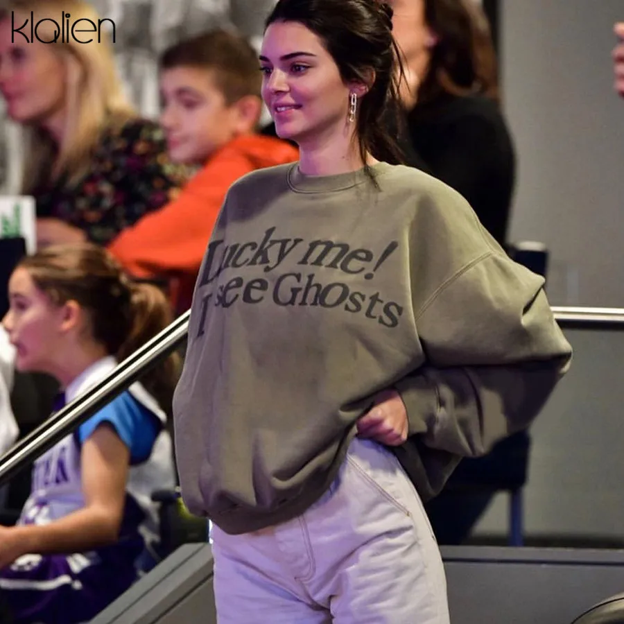 KLALIEN осень ретро свободное чистое пальто для отдыха женская Толстовка 2019 зима