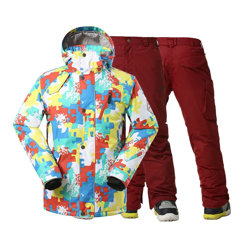 Высококачественный мужской зимний костюм уличная спортивная одежда для