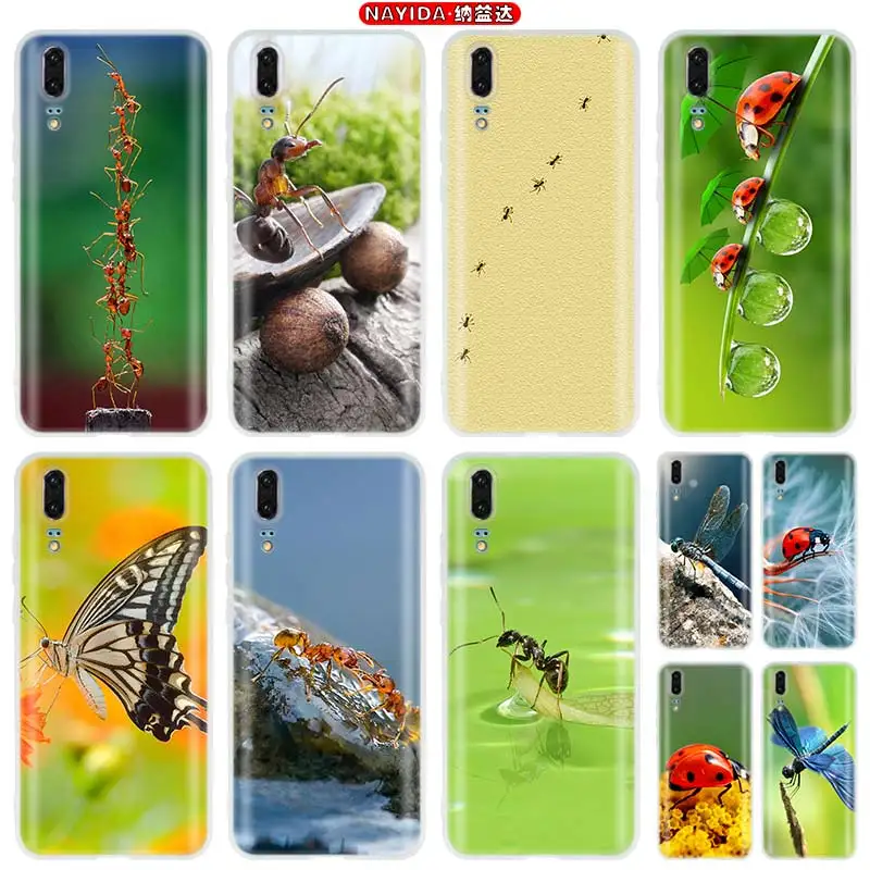 

Мягкий силиконовый чехол The ants для Huawei P40 P30 P20 Pro P10 Lite E Plus Smart 2019 2020 Z Cover Star
