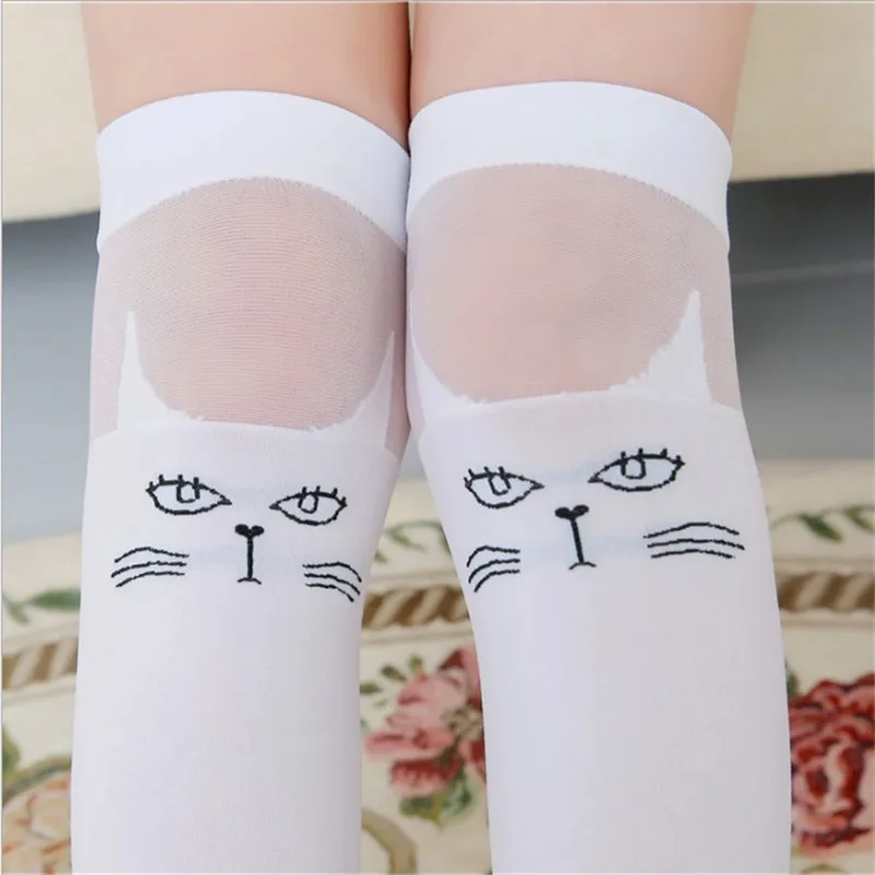 

Girls Socks Children's Skarpetki Baby Cute Summer Cartoon Cotton Calcetines Animal Print High Knee Kids Boy Meia Toddler Socks