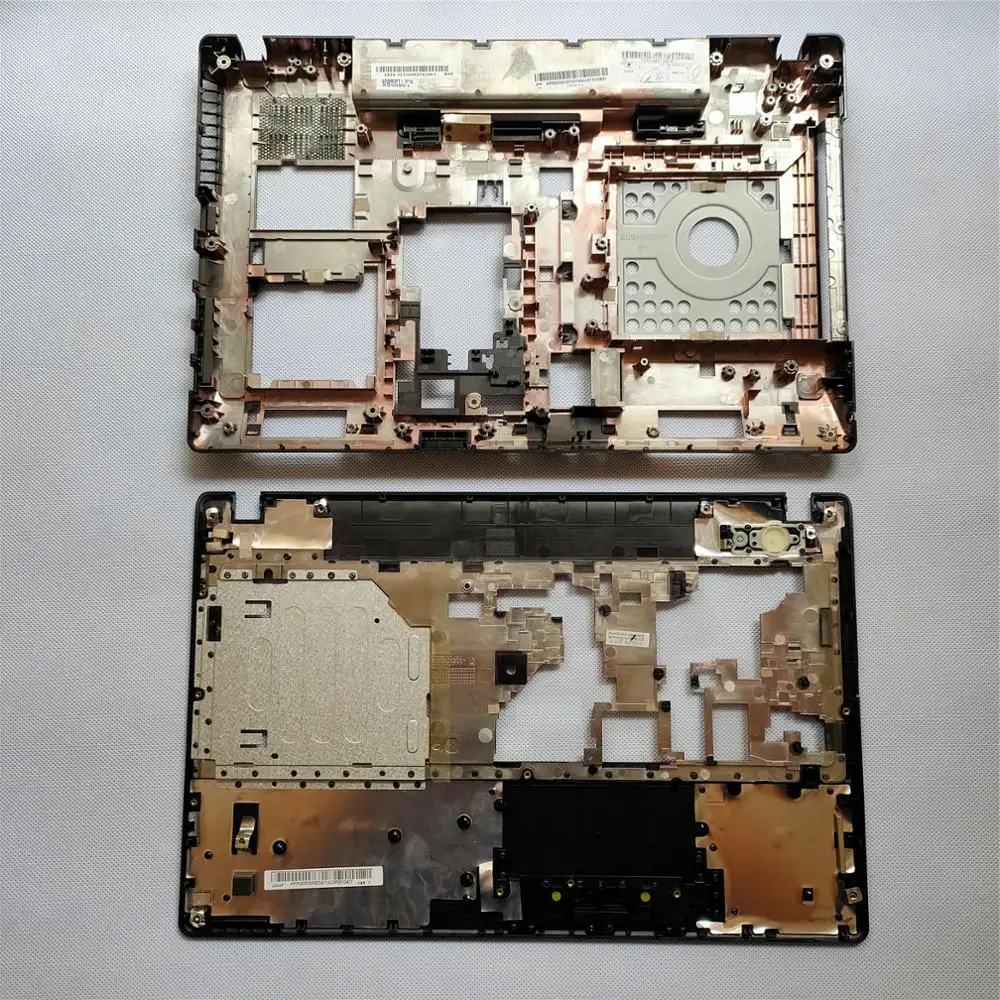 Новая Оригинальная Нижняя крышка и Упор для рук Lenovo G580 G585 верхняя с подставкой